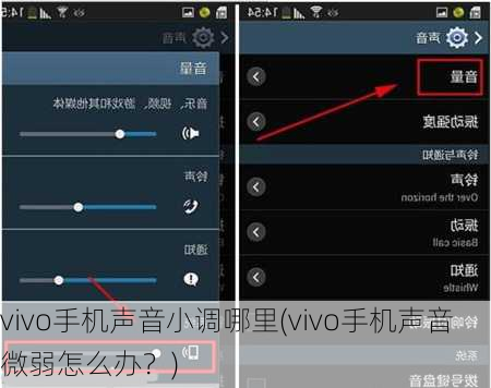 vivo手机声音小调哪里(vivo手机声音微弱怎么办？)