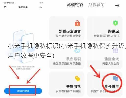 小米手机隐私标识(小米手机隐私保护升级，用户数据更安全)