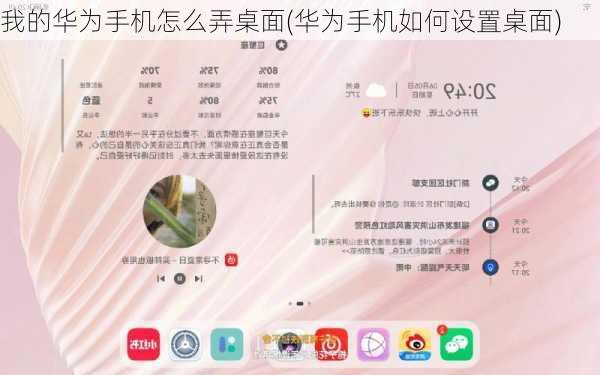 我的华为手机怎么弄桌面(华为手机如何设置桌面)