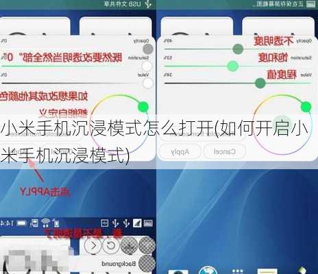小米手机沉浸模式怎么打开(如何开启小米手机沉浸模式)